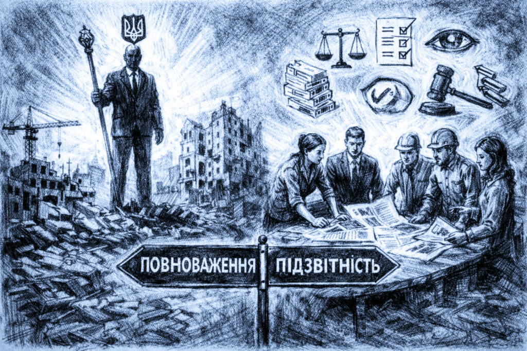 Відбудова України після війни: більше повноважень чи більше підзвітності?